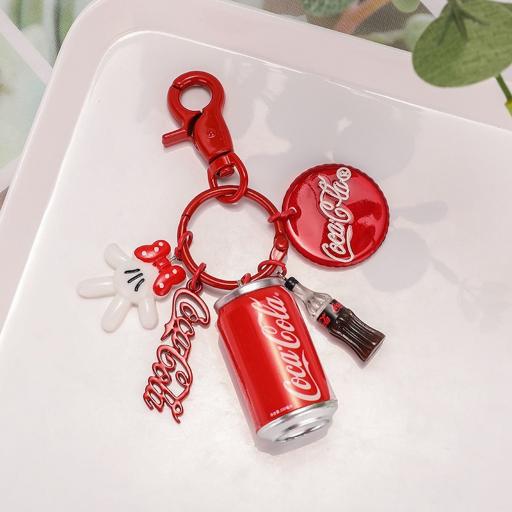 Cool And Refreshing Cola Key Chain Accessories Keyring Mickie Mouse Glove