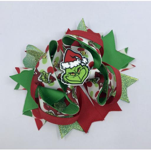 The Grinch Bird Nest Boutique Bow