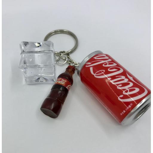 Cola Key Chain Accessories Keyring with Charms