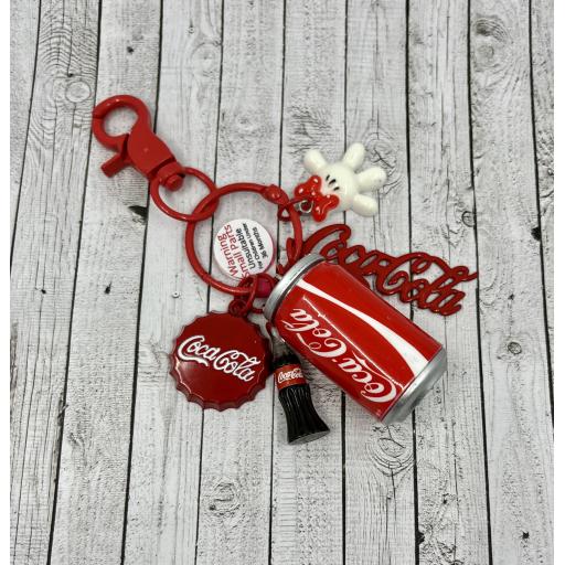 Cola Key Chain Accessories Keyring with Charms Mickey Mouse Glove